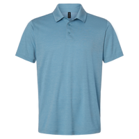 AllPro Men's Pro-Lock Performance Mélange Polo, Cloud Blue Melange, Front view