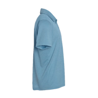 AllPro Men's Pro-Lock Performance Mélange Polo, Cloud Blue Melange, Right Sleeve view