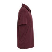 AllPro Men's Pro-Lock Performance Mélange Polo, Maroon Melange, Right Sleeve view