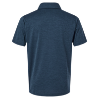 AllPro Men's Pro-Lock Performance Mélange Polo, Navy Melange, Back view