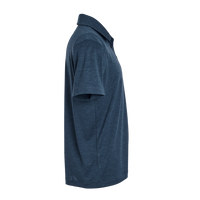 AllPro Men's Pro-Lock Performance Mélange Polo, Navy Melange, Right Sleeve view