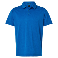 AllPro Men's Pro-Lock Performance Mélange Polo, Royal Melange, Front view