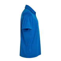 AllPro Men's Pro-Lock Performance Mélange Polo, Royal Melange, Right Sleeve view