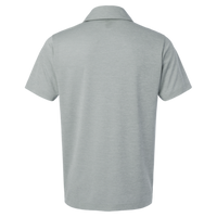 AllPro Men's Pro-Lock Performance Mélange Polo, Silver Melange, Back view