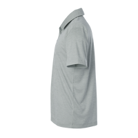 AllPro Men's Pro-Lock Performance Mélange Polo, Silver Melange, Left Sleeve view