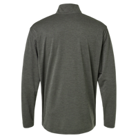 AllPro Men's Pro-Lock Performance Mélange Quarter-Zip Pullover, Charcoal Melange, Back view