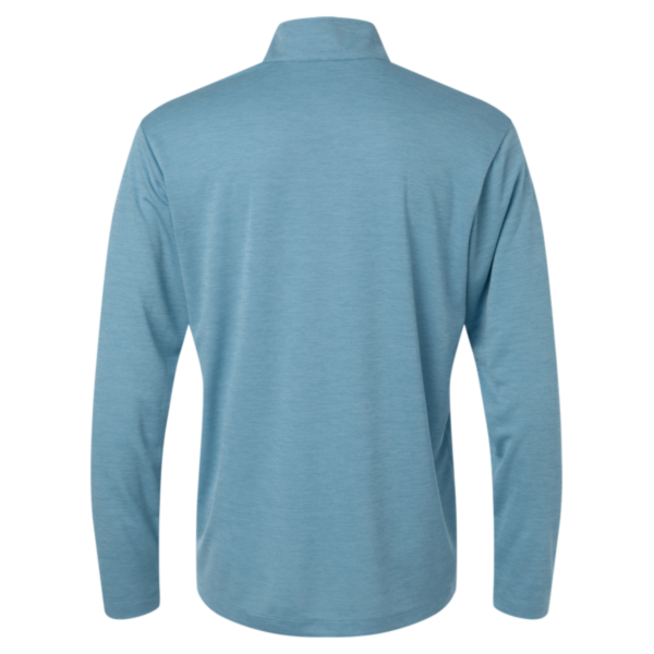 AllPro Men's Pro-Lock Performance Mélange Quarter-Zip Pullover, Cloud Blue Melange, Back view
