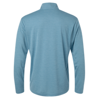 AllPro Men's Pro-Lock Performance Mélange Quarter-Zip Pullover, Cloud Blue Melange, Back view