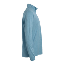 AllPro Men's Pro-Lock Performance Mélange Quarter-Zip Pullover, Cloud Blue Melange, Right Sleeve view