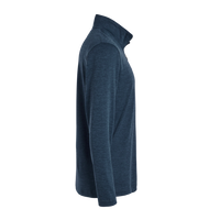 AllPro Men's Pro-Lock Performance Mélange Quarter-Zip Pullover, Navy Melange, Right Sleeve view