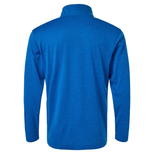 AllPro Men's Pro-Lock Performance Mélange Quarter-Zip Pullover, Royal Melange, Back view