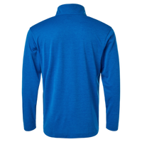AllPro Men's Pro-Lock Performance Mélange Quarter-Zip Pullover, Royal Melange, Back view