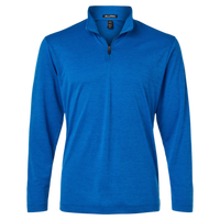 AllPro Men's Pro-Lock Performance Mélange Quarter-Zip Pullover, Royal Melange, Front view