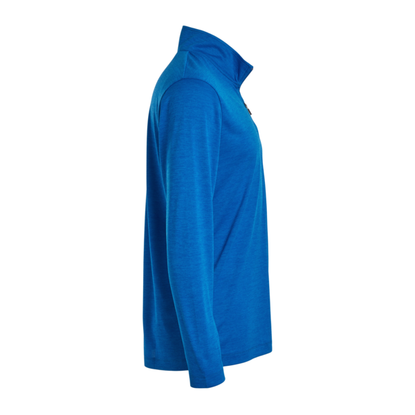 AllPro Men's Pro-Lock Performance Mélange Quarter-Zip Pullover, Royal Melange, Right Sleeve view