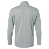 AllPro Men's Pro-Lock Performance Mélange Quarter-Zip Pullover, Silver Melange, Back view