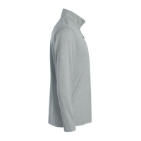 AllPro Men's Pro-Lock Performance Mélange Quarter-Zip Pullover, Silver Melange, Right Sleeve view