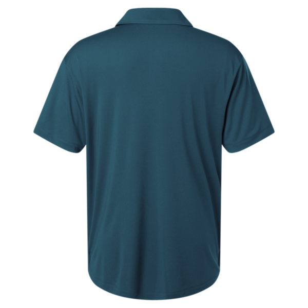 AllPro Men's Pro-Lock Performance Polo, Atlantic Blue, Back view