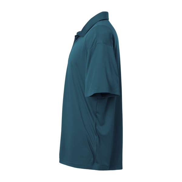 AllPro Men's Pro-Lock Performance Polo, Atlantic Blue, Left Sleeve view