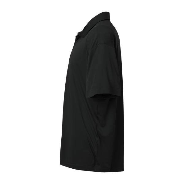 AllPro Men's Pro-Lock Performance Polo, Black, Left Sleeve view