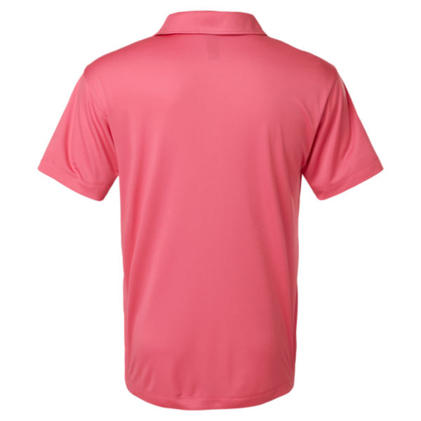 AllPro Men's Pro-Lock Performance Polo, Bright Pink, Back view