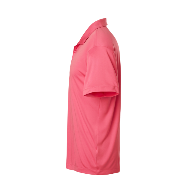 AllPro Men's Pro-Lock Performance Polo, Bright Pink, Left Sleeve view