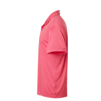 AllPro Men's Pro-Lock Performance Polo, Bright Pink, Left Sleeve view