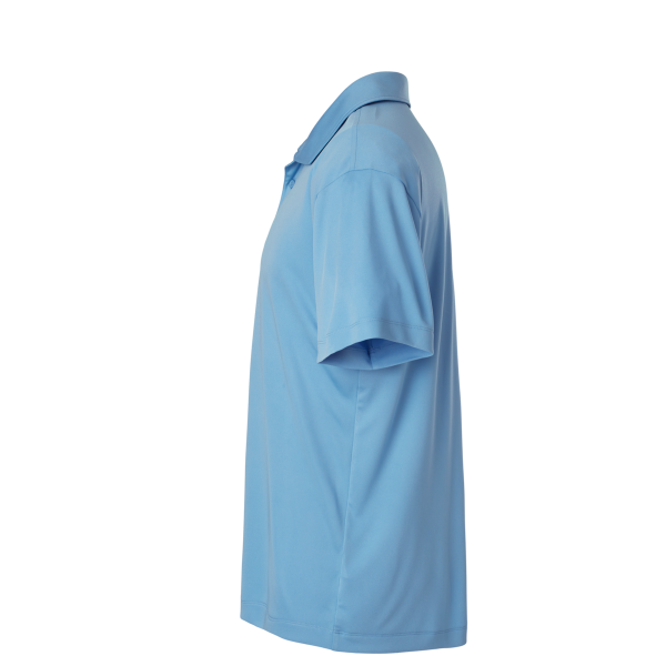 AllPro Men's Pro-Lock Performance Polo, Carolina Blue, Left Sleeve view