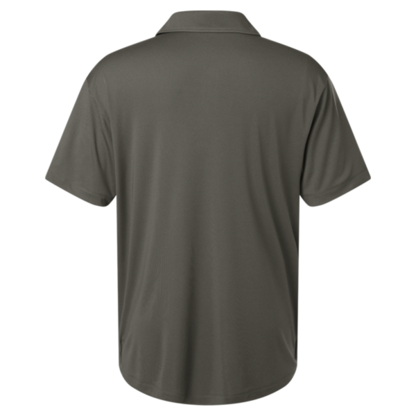 AllPro Men's Pro-Lock Performance Polo, Charcoal, Back view