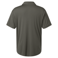 AllPro Men's Pro-Lock Performance Polo, Charcoal, Back view