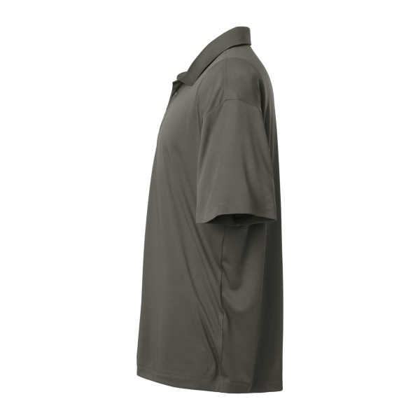 AllPro Men's Pro-Lock Performance Polo, Charcoal, Left Sleeve view