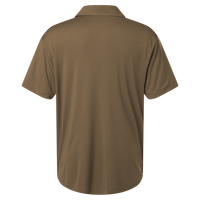 AllPro Men's Pro-Lock Performance Polo, Cigar, Back view
