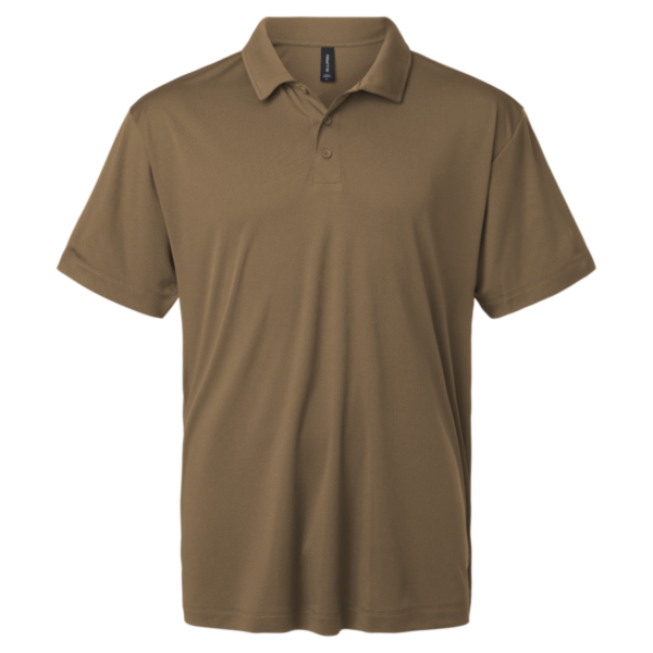 AllPro Men's Pro-Lock Performance Polo, Cigar, Front view