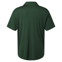 AllPro Men's Pro-Lock Performance Polo, Forest Green, Back view