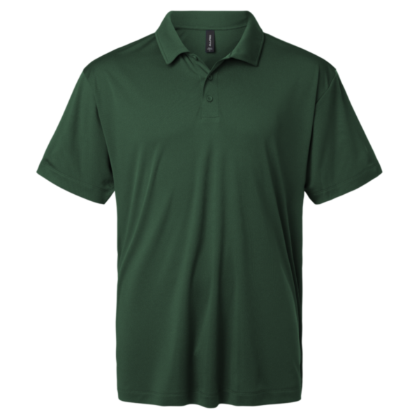 AllPro Men's Pro-Lock Performance Polo, Forest Green, Front view