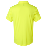 AllPro Men's Pro-Lock Performance Polo, Neon Yellow, Back view