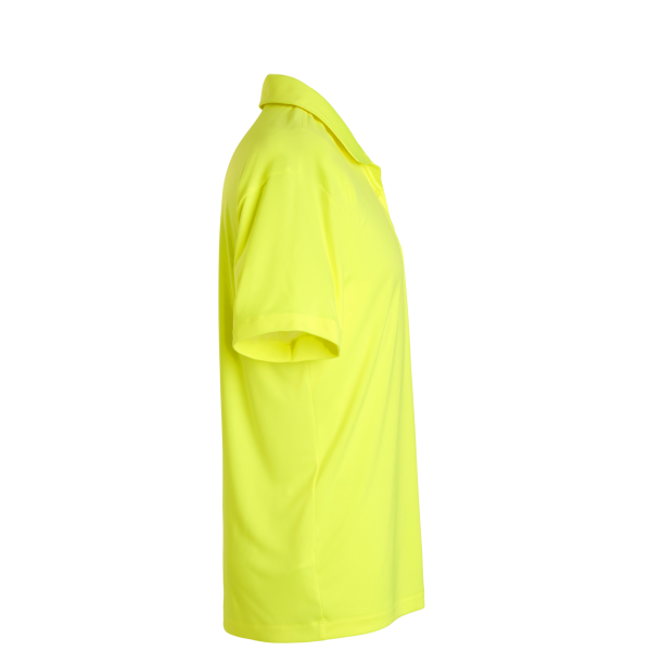 AllPro Men's Pro-Lock Performance Polo, Neon Yellow, Right Sleeve view