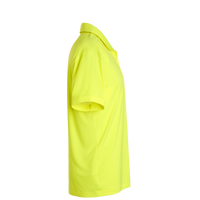 AllPro Men's Pro-Lock Performance Polo, Neon Yellow, Right Sleeve view