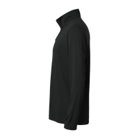 AllPro Men's Pro-Lock Performance Quarter-Zip Pullover, Black, Left Sleeve view