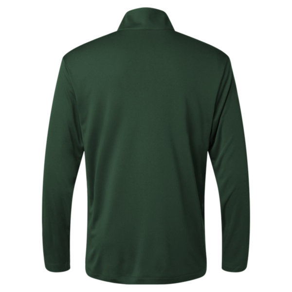AllPro Men's Pro-Lock Performance Quarter-Zip Pullover, Forest Green, Back view