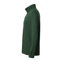AllPro Men's Pro-Lock Performance Quarter-Zip Pullover, Forest Green, Left Sleeve view