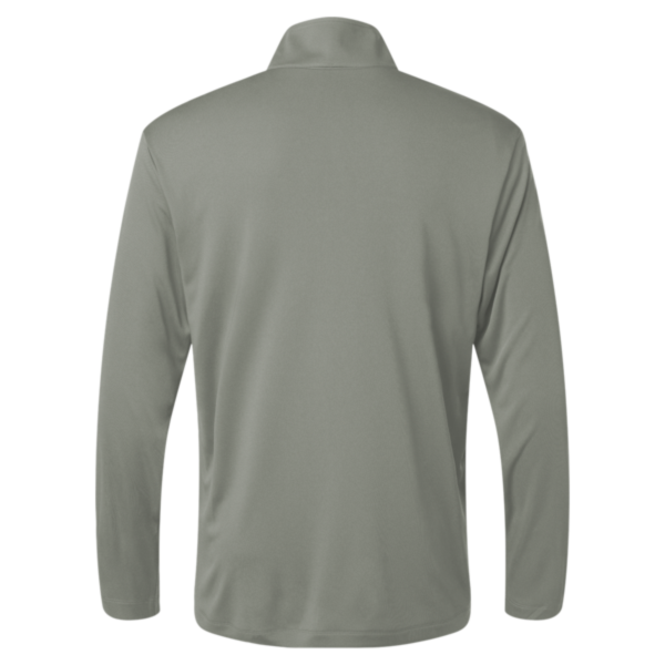 AllPro Men's Pro-Lock Performance Quarter-Zip Pullover, Greystone, Back view