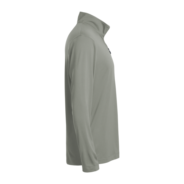 AllPro Men's Pro-Lock Performance Quarter-Zip Pullover, Greystone, Right Sleeve view