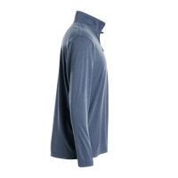 AllPro Men's Pro-Lock Performance Quarter-Zip Pullover, Heather Navy, Right Sleeve view