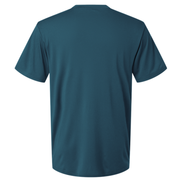 AllPro Men's Pro-Lock Performance T-Shirt, Atlantic Blue, Back view