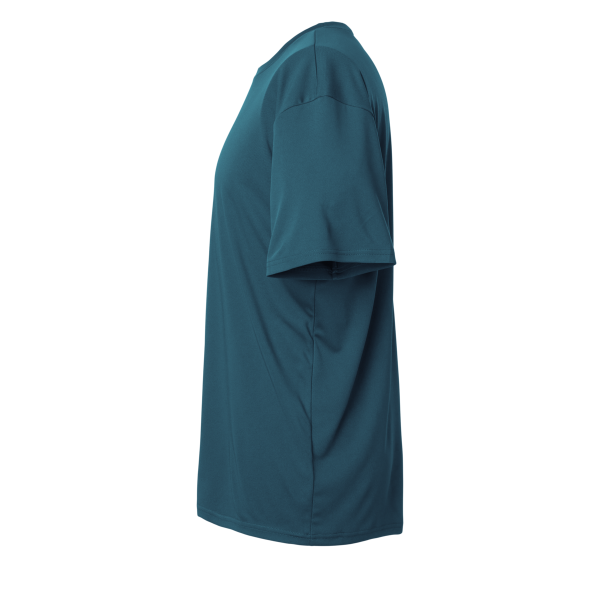 AllPro Men's Pro-Lock Performance T-Shirt, Atlantic Blue, Left Sleeve view