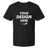 AllPro Men's Pro-Lock Performance T-Shirt, Black, Front view, Mockup