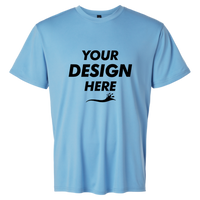 AllPro Men's Pro-Lock Performance T-Shirt, Carolina Blue, Front view, Mockup