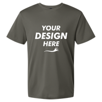 AllPro Men's Pro-Lock Performance T-Shirt, Charcoal, Front view, Mockup
