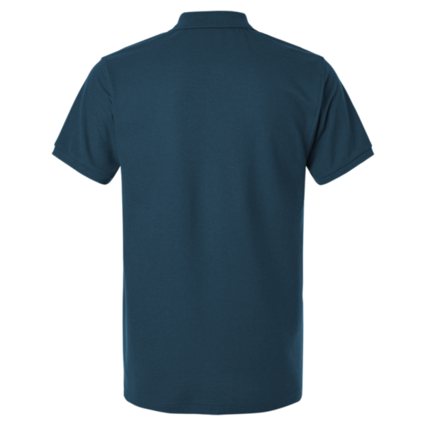 AllPro Pique Polo, Atlantic Blue, Back view