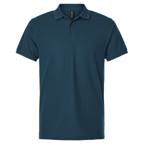 AllPro Pique Polo, Atlantic Blue, Front view